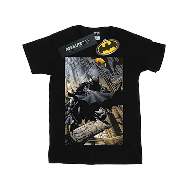 DC Comics Boys Batman Night Gotham City T-shirt 7-8 år Svart Black 7-8 Years