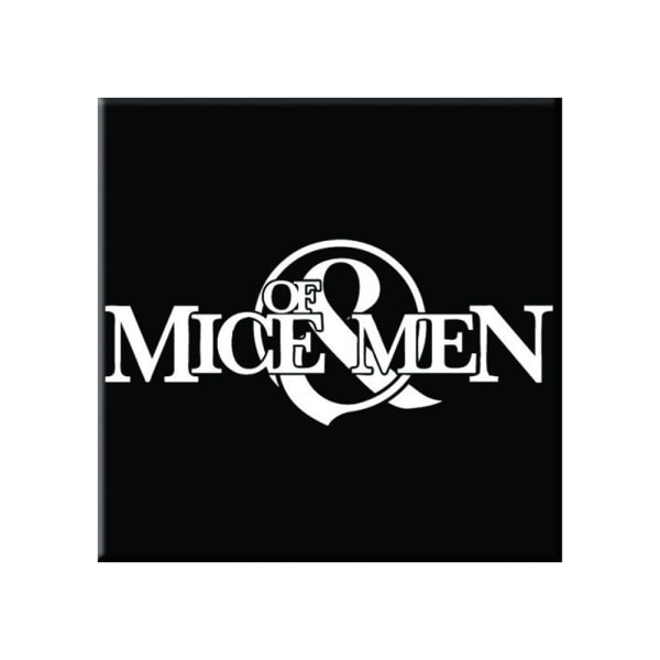Of Mice And Men Logotyp Kylmagnet En Storlek Svart/Vit Black/White One Size