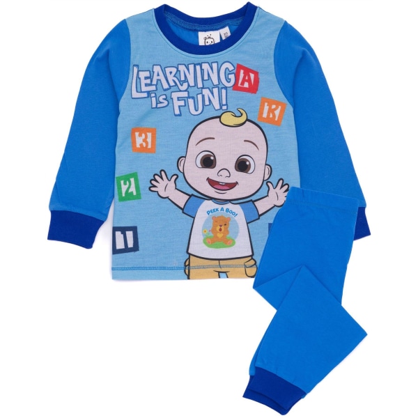 Cocomelon Boys Learning Is Fun Pyjamas Set 2-3 Years Blue Blue 2-3 Years