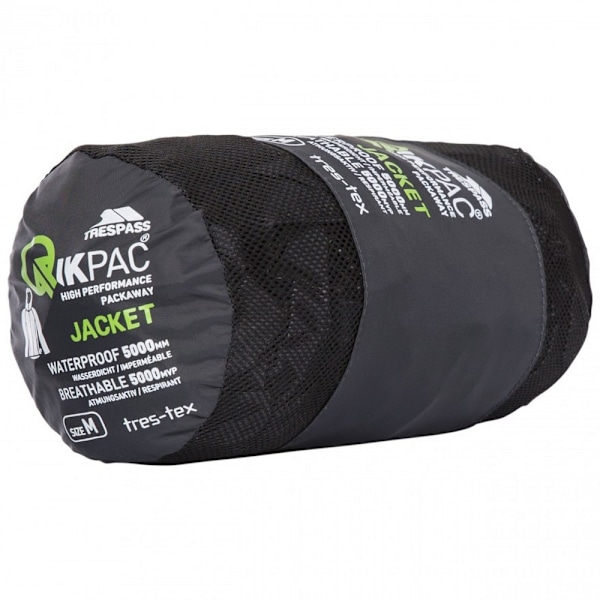 Trespass Qikpac X Unisex Packaway Jacka M Flint Flint M