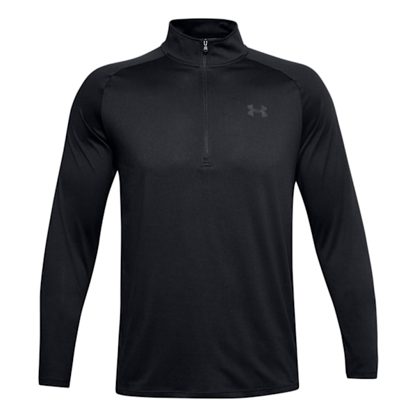 Under Armour Herr 2.0 Halv Zip Teknisk Topp L Svart/Kolgrå G Black/Charcoal Grey L