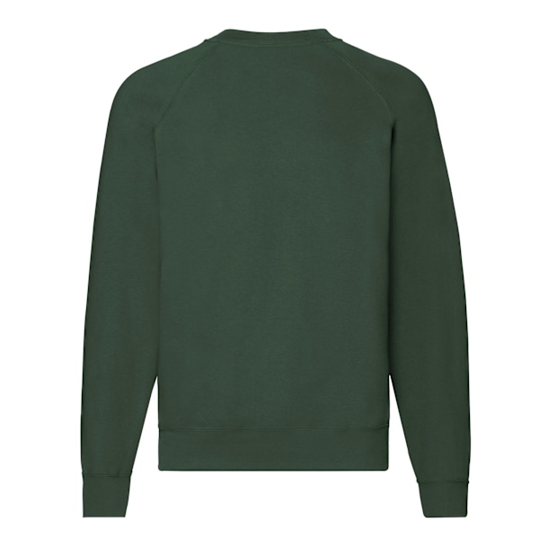 Fruit Of The Loom Herr Classic Raglan Tröja L Flaska Grön Bottle Green L