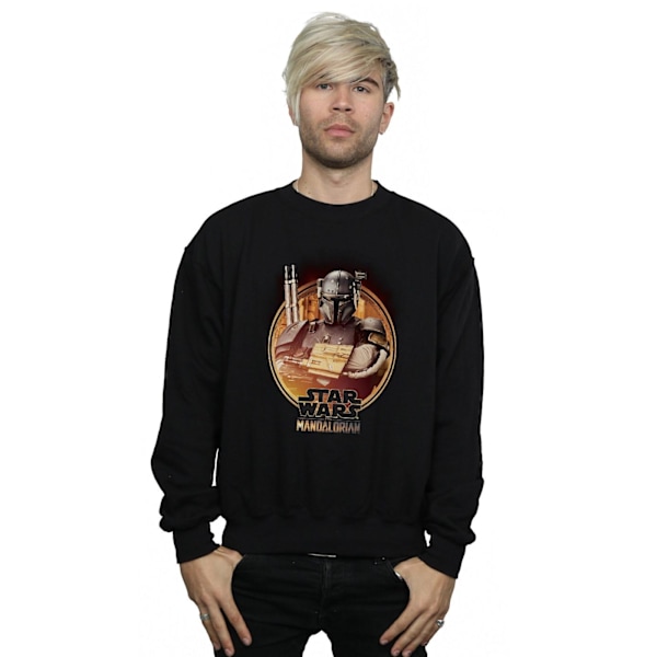 Star Wars Herr The Mandalorian Paz Vizsla Inramad Tröja 4XL Black 4XL