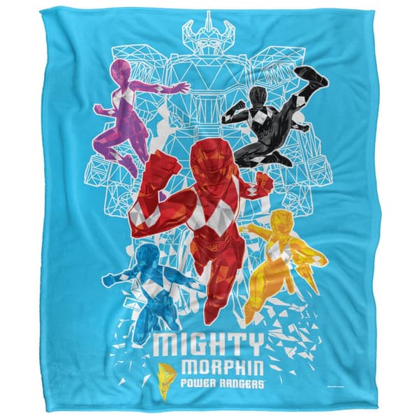 Power Rangers Polygonfilt En Storlek Flerfärgad Multicoloured One Size