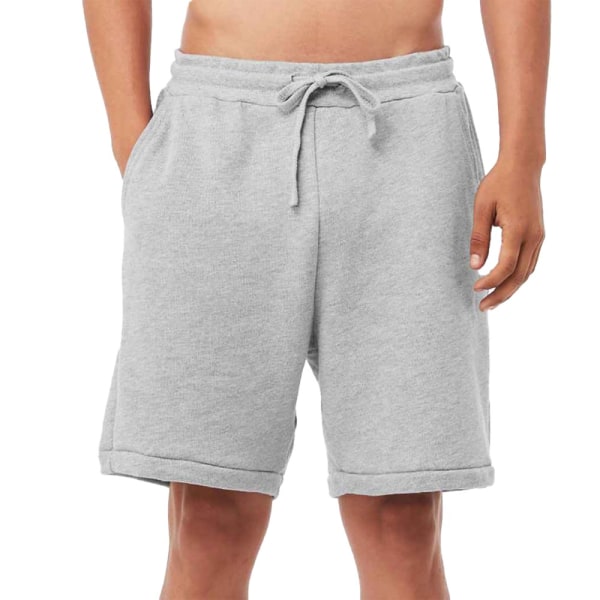 Bella + Canvas Unisex Vuxen Svamp Fleece Sweat Shorts XS R Ath Athletic Heather Grey XS R