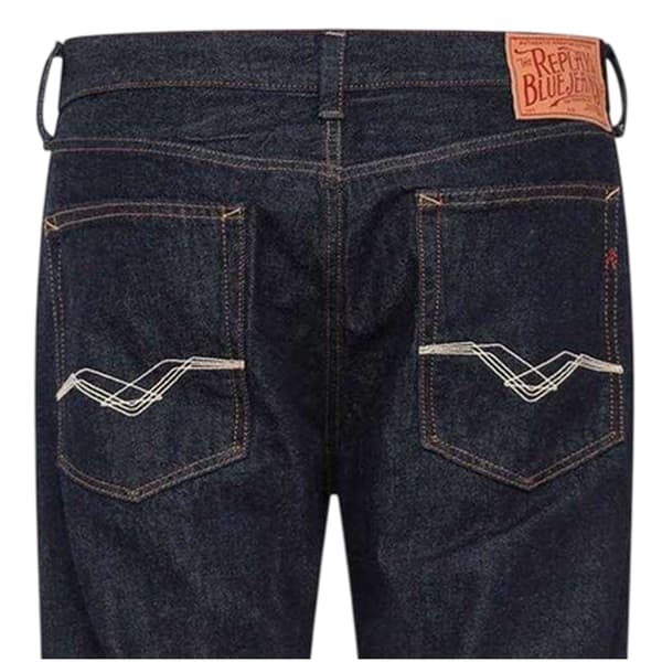 Replay Herr Deryck Regular Jeans 32R Blå Blue 32R