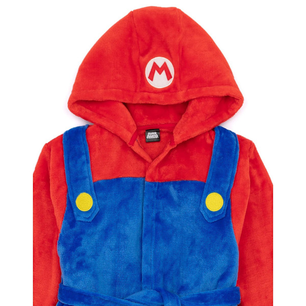 Super Mario Barn/Barnkostym Badrock 5-6 År Röd/ Red/Blue 5-6 Years