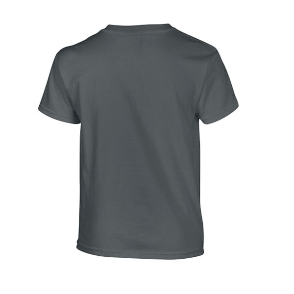 Gildan T-shirt i Tjock Bomull för Barn/Ungdomar, Storlek S, Kolgrå Charcoal S