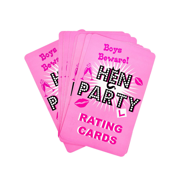 Eurowrap Hen Night Cards (10-pack) One Size Rosa Pink One Size