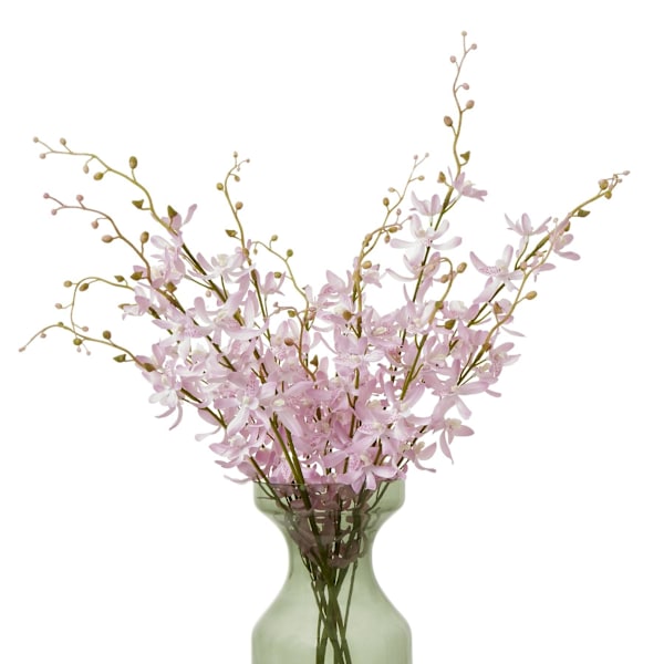 Hill Interiors Cymbidium Spray Konstgjord Blomma One Size Lila Lilac One Size