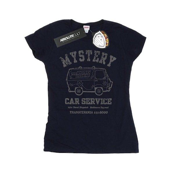 Scooby Doo Dam/Damer Mystery Car Service Bomull T-shirt XL Navy Blue XL