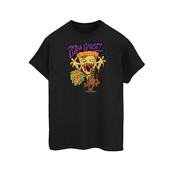 Scooby Doo Herr Pizza Ghost Bomull T-shirt S Svart Black S