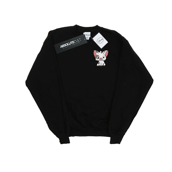 Disney Herr Moana Pua The Pig Brösttryck Sweatshirt S Svart Black S