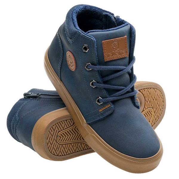Iguana Hastin Mid Cut Casual Skor för Barn/Barn 1 UK Marin/Kamel Navy/Camel 1 UK