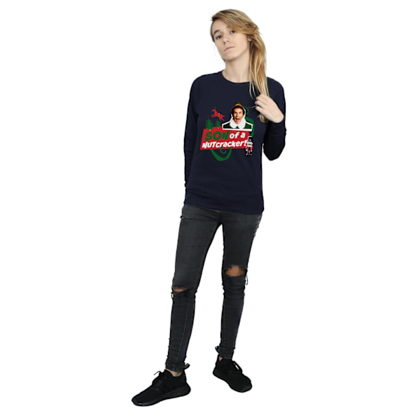 Elf Dam/Damer Son Of A Nutcracker Sweatshirt L Marinblå Navy Blue L