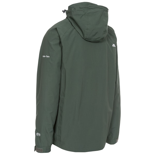 Trespass Mens Edwards II Vattentät Jacka XXL Oliv Olive XXL