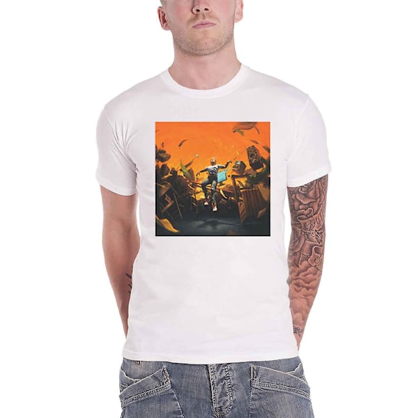 Logic Unisex Vuxen No Pressure Bomull T-shirt M Vit White M