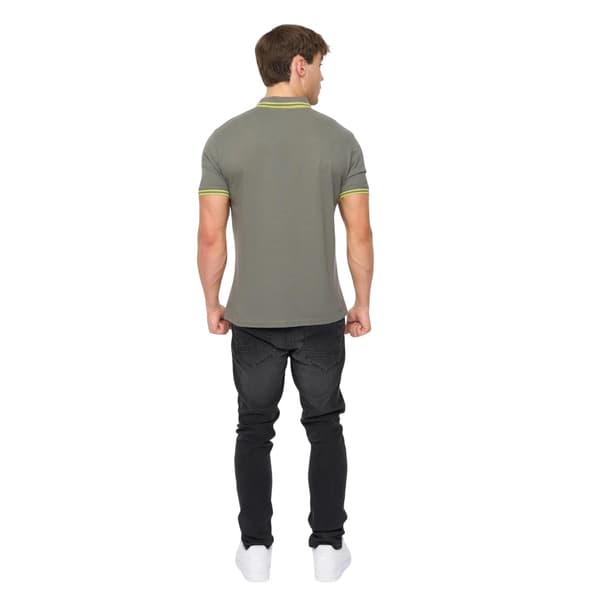 Crosshatch Mackerby Pikétröja för män L Oliv Olive L