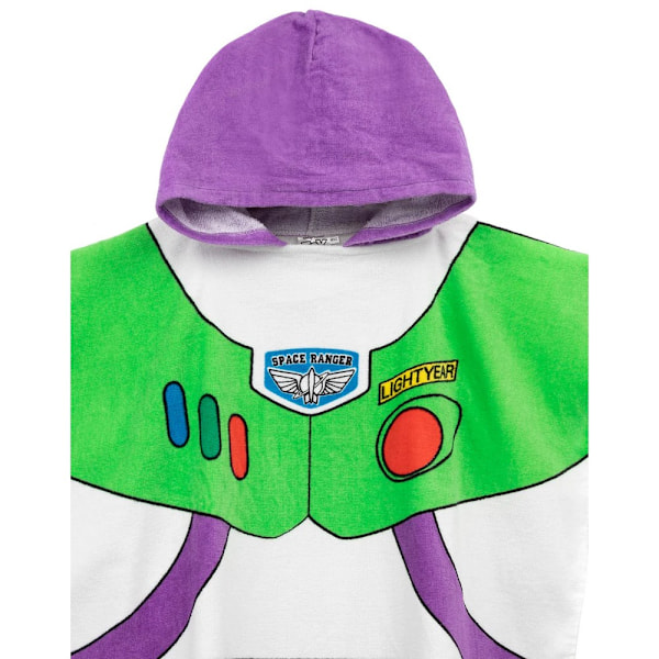 Toy Story Barn Handduk för Barn/Barn med Huva En Storlek Vit/Lila/Grön White/Purple/Green One Size