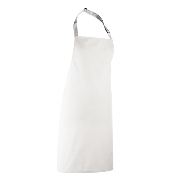Premier Dam/Kvinnors Färger Bip Förkläde Med Ficka / Arbetskläder White One Size