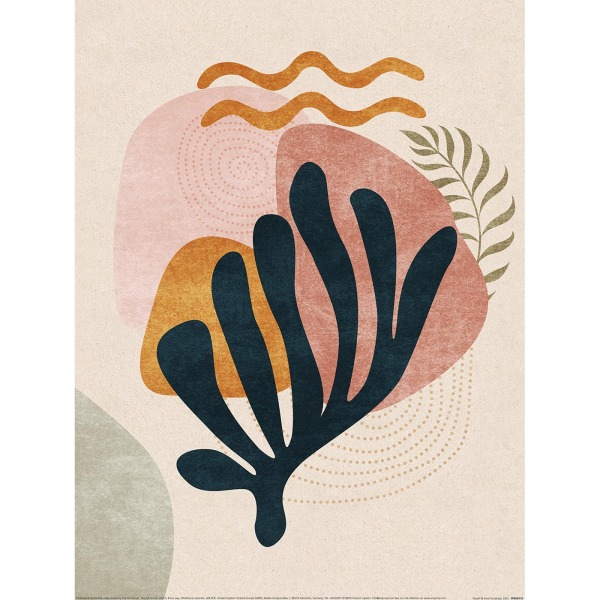 Emel Tunaboylu Coral Print 40cm x 30cm Flerfärgad Multicoloured 40cm x 30cm