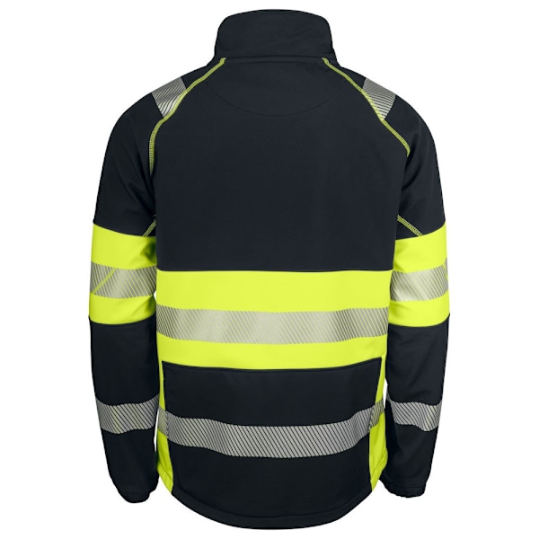 Projob Herr Hög Synlighet Soft Shell Jacka M Gul/Svart Yellow/Black M