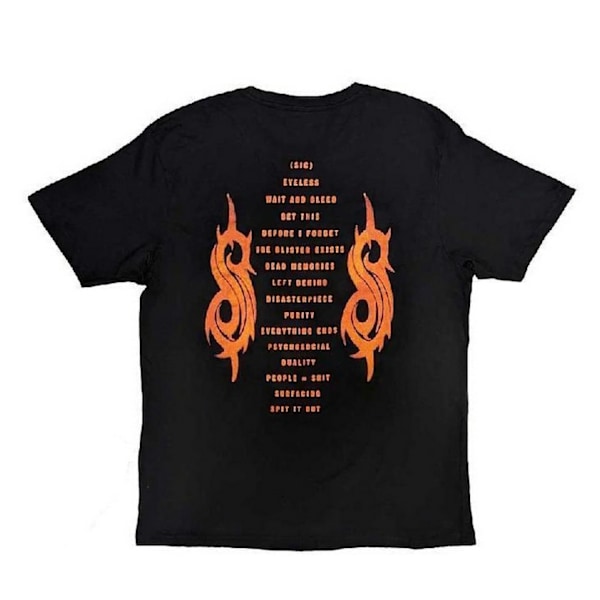 Slipknot Unisex Adult Live At MSG T-Shirt L Svart/Orange Black/Orange L