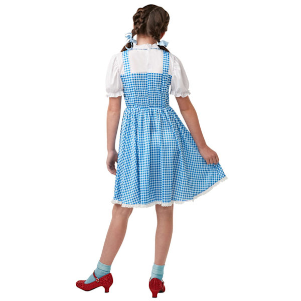 Trollkarlen från Oz Barn/Barn Dorothy Kostym 5-6 År Blå/Vit Blue/White 5-6 Years