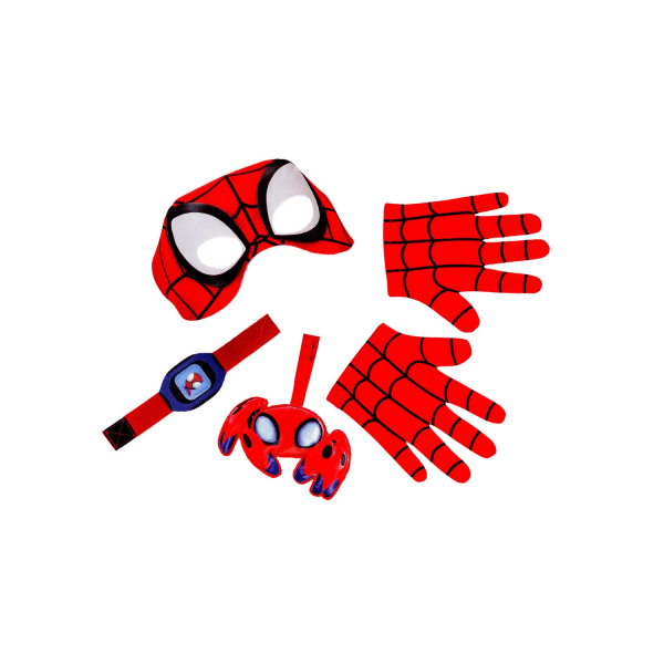 Spidey And His Amazing Friends Childrens/Kids Spider-Man Costum Red/Black/Blue One Size