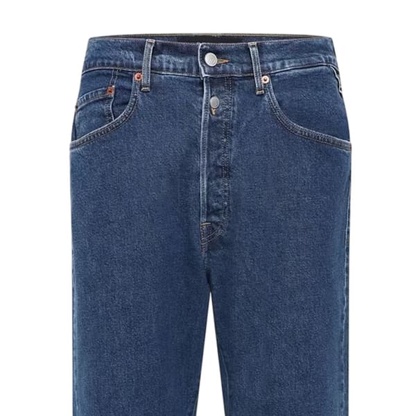 Replay Herr Jeans i Rak Modell i Bomull 34S Blå Blue 34S