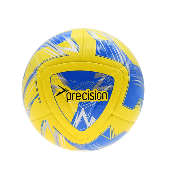 Precision Nueno Fotboll 5 Gul/Blå/Silver/Vit Yellow/Blue/Silver/White 5