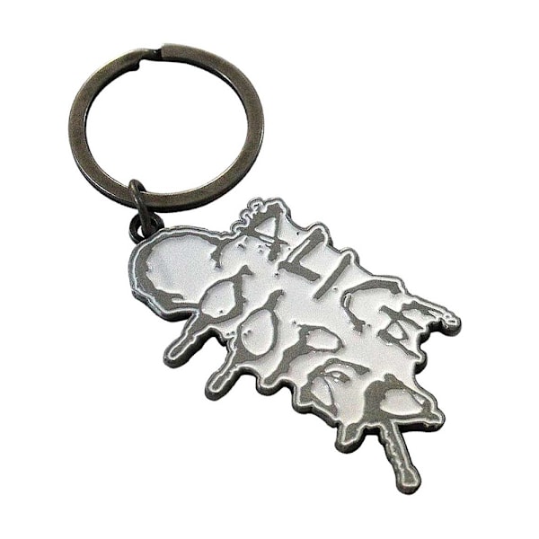 Alice Cooper Dripping Logo Nyckelring One Size Silver Silver One Size