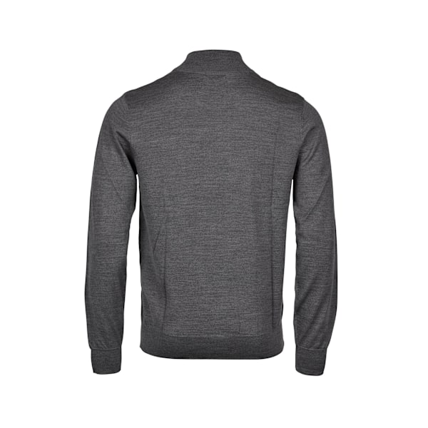 Tee Jays Herr Halv Zip Sweatshirt S Grå Melange Grey Melange S