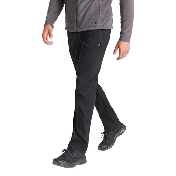 Craghoppers Kiwi Pro Stretch Cargo-byxor för män 36R Svart Black 36R