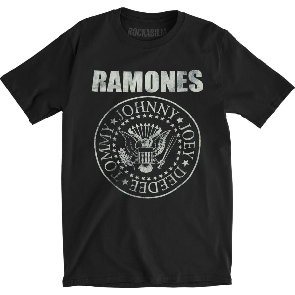 Ramones Unisex Adult Hey Ho Seal T-Shirt XXL Svart Black XXL