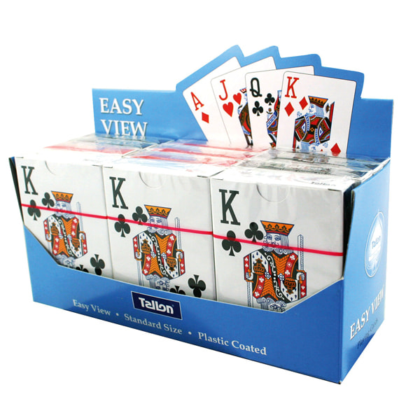 Tallon Plast Easyview Spelkorts En Storlek Flerfärgad Multicoloured One Size