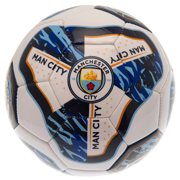 Manchester City FC Tracer Fotboll 5 Sky Blue/Navy/White Sky Blue/Navy/White 5
