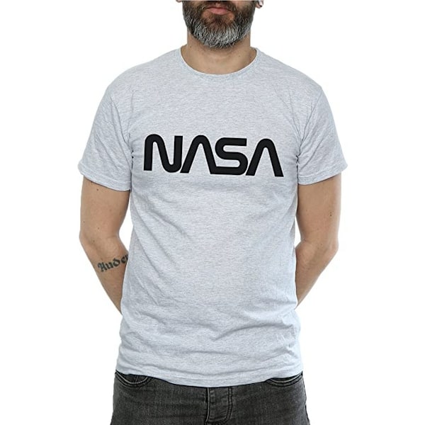 NASA Modern Logo T-shirt L Sports Grey för män Sports Grey L