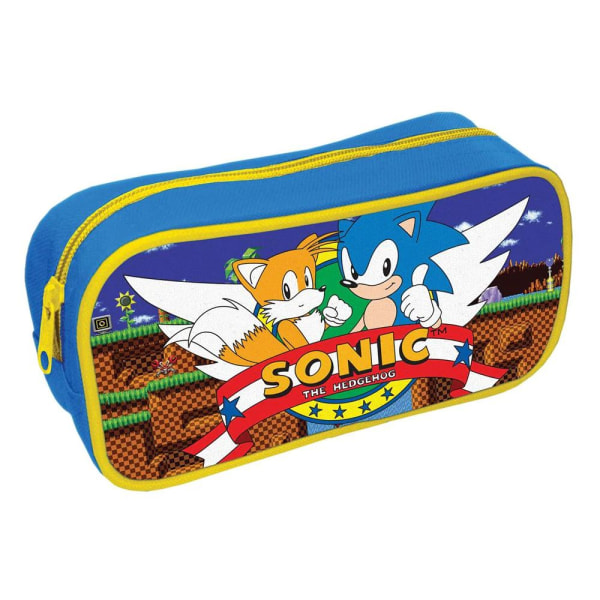 Sonic The Hedgehog Logo Case One Size Blå/Gul Blue/Yellow One Size