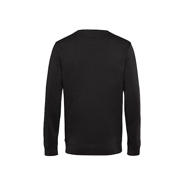 B&C Herr Organic Crew Neck Sweat M Svart Ren Black Pure M