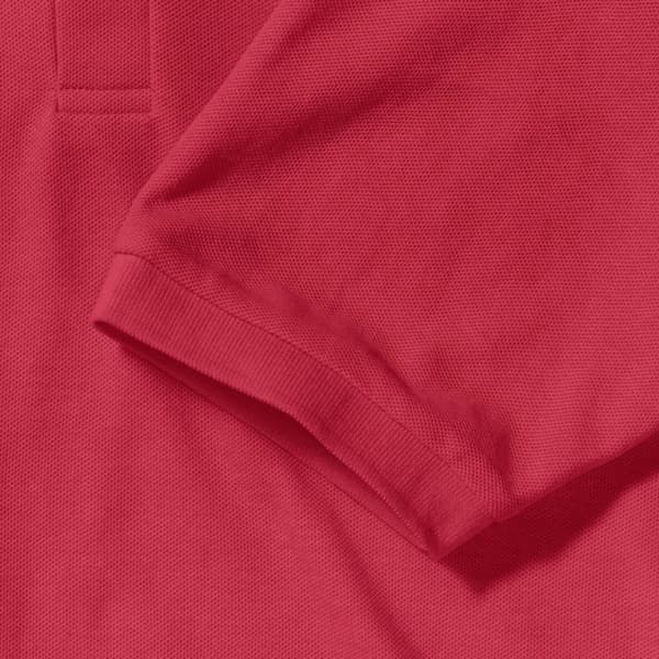 Russell Herr Classic Kortärmad Polycotton Pikétröja M Klass Classic Red M