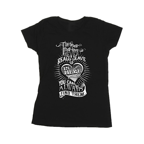 Harry Potter Dam/Kvinnor De Som Älskar Oss Bomull T-shirt Black XXL