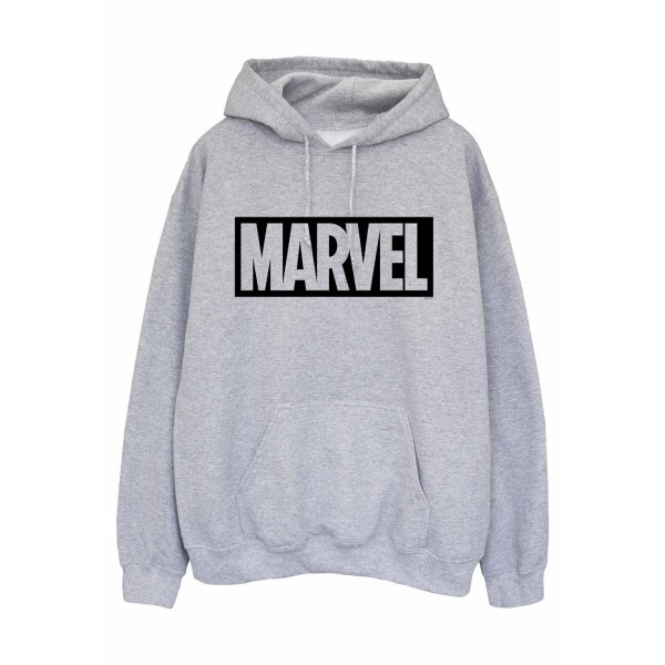 Marvel Womens/Ladies Outline Logo Hoodie XXL Sports Grey Sports Grey XXL