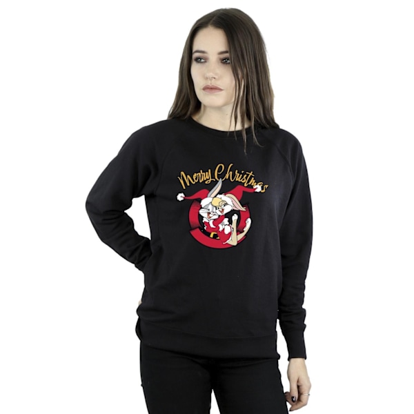 Looney Tunes Dam/Damer Lola God Jul Sweatshirt XL B Black XL