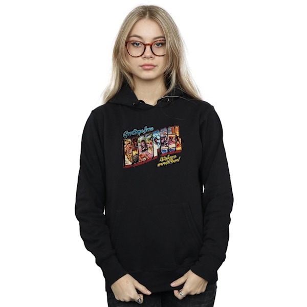 Marvel Womens/Ladies Deadpool Greetings Hoodie M Svart Black M