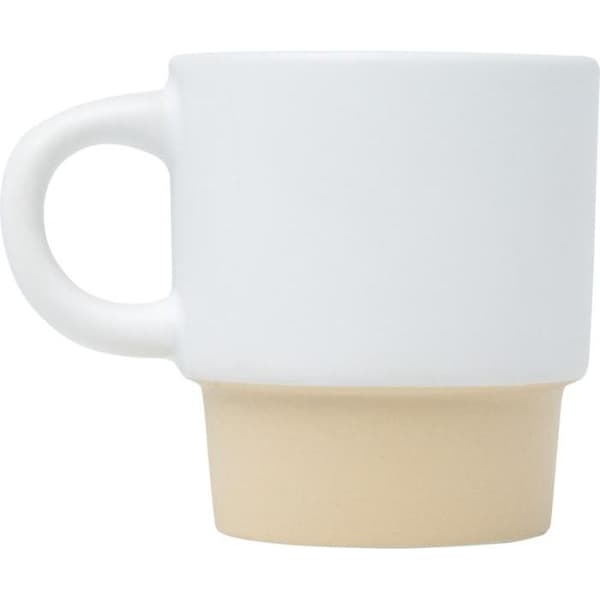 Olympia Espresso-kopp med lerbotten, 130 ml, Vit White One Size