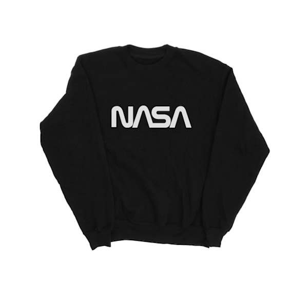 NASA Herr Modern Logo Sweatshirt 3XL Svart Black 3XL