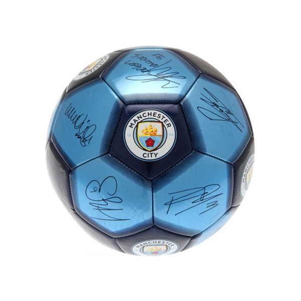 Manchester City FC City Signature Football 5 Sky Blue/Navy Sky Blue/Navy 5