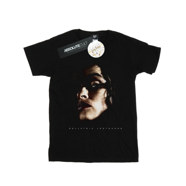Harry Potter T-shirt med Bellatrix Lestrange-porträtt för män, 5XL, svart Black 5XL