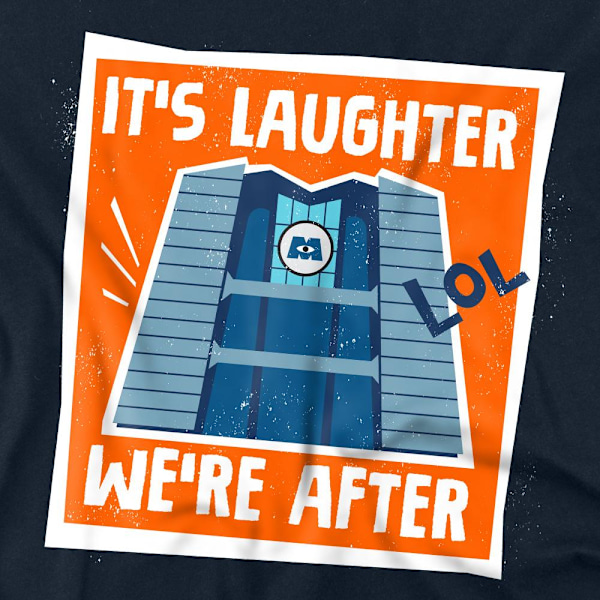 Monsters at Work Unisex Vuxen It´s Laughter We´re After T-Shirt Navy XL